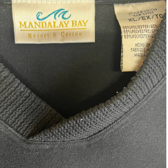 Y2K Mandalay Bay Las Vegas Casino Boxing Lewis vs Tua Sweatshirt - Picture 3 of 4